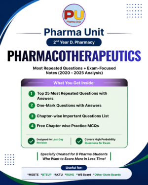 Pharmacotherapeutics Complete IMP Pdf Notes