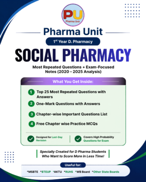 Social Pharmacy Complete IMP Pdf Notes